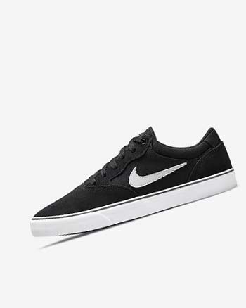 Nike SB Chron 2 Negros Negros Blancos | MX 4778